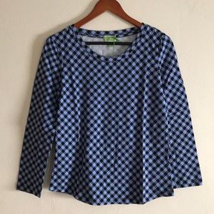 NWT Vera Bradley Checkered Long Sleeve